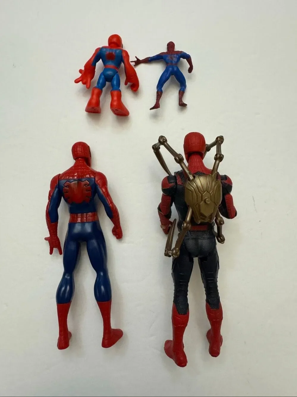 Spiderman Lot of 4 Action Figures including Iron Spider